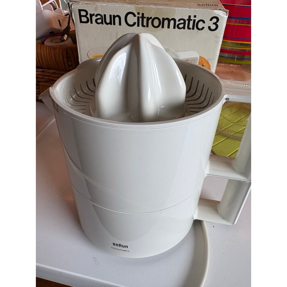 Vintage Braun Citromatic 3 MPZ 5 Citrus Juicer – Tested & Works